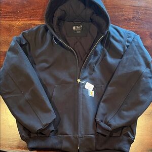 Carhartt Men's Black Hooded Jacket